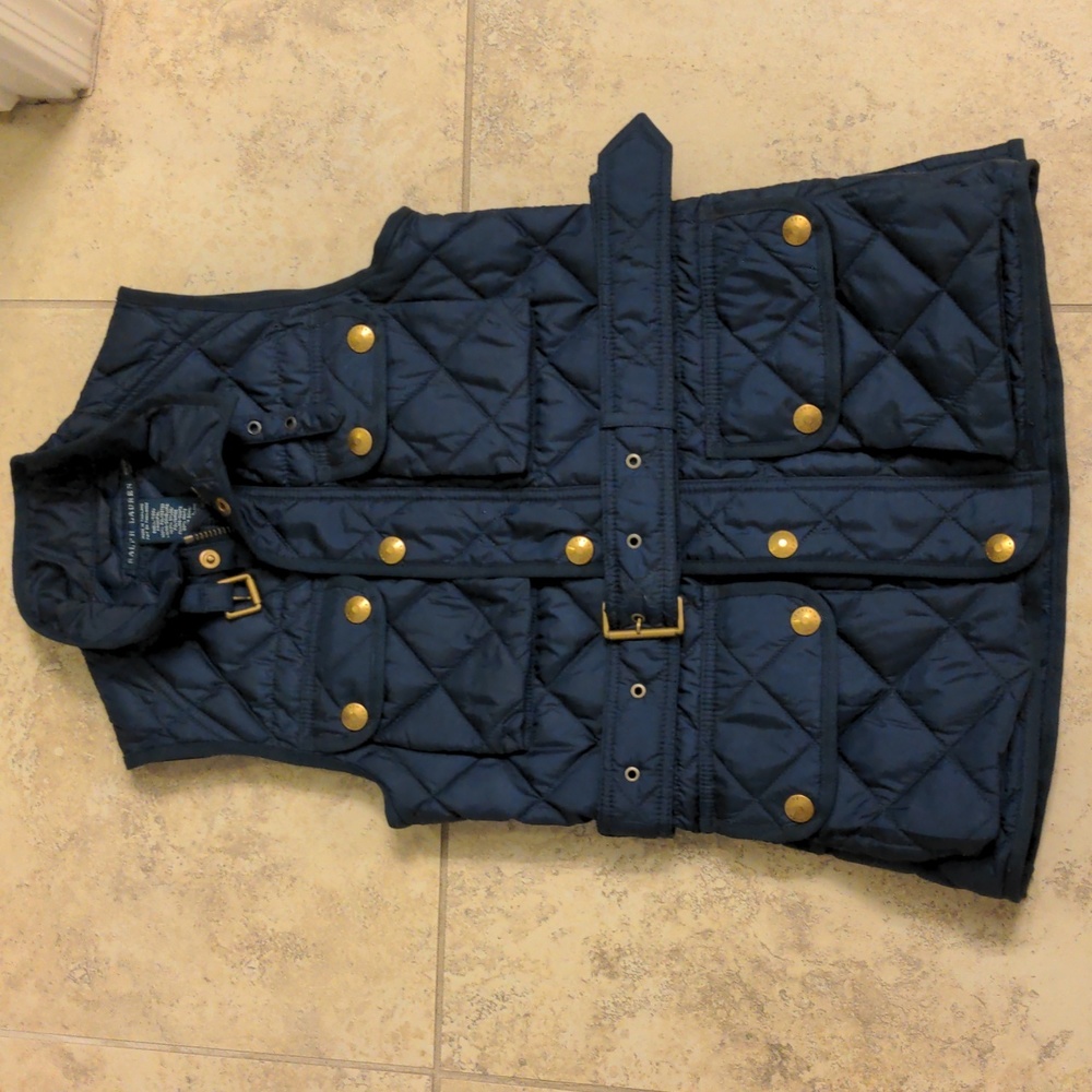 RL quilted down vest
